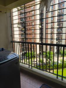 Balcony Image of 1080 Sq.ft 3 BHK Apartment / Flat for rent in Unimark Riviera, Uttarpara Hooghly for Rs. 32000