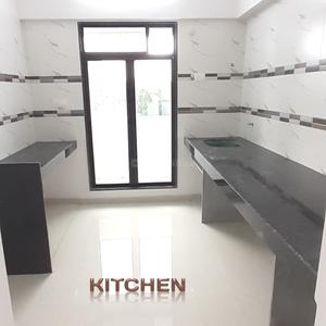 Kitchen Image of 592 Sq.ft 1 BHK Apartment / Flat for sale in Dynamic Crest Phase I Rimo Everest, Khidkali Thane for Rs. 4100000