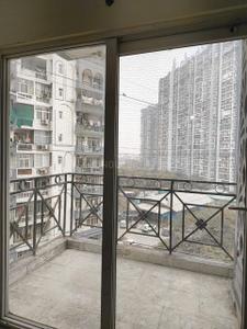 Balcony Image of 1395 Sq.ft 3 BHK Apartment / Flat for rent in Nandini The Vasundhara Grand, Vasundhara Ghaziabad for Rs. 32000