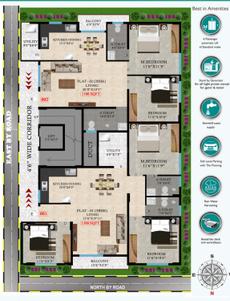 Image of 1300 Sq.ft 3 BHK Builder Floor for sale in Kudlu, Bengaluru for Rs. 9800000