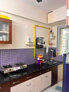 Kitchen Image of 758 Sq.ft 1 BHK Apartment / Flat for rent in Build Art Aarna Fortune, South Bopal Ahmedabad for Rs. 28000