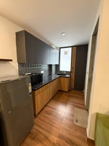 Kitchen Image of 600 Sq.ft 1 RK Apartment / Flat for rent in DLF Phase 3 Gurgaon for Rs. 26000