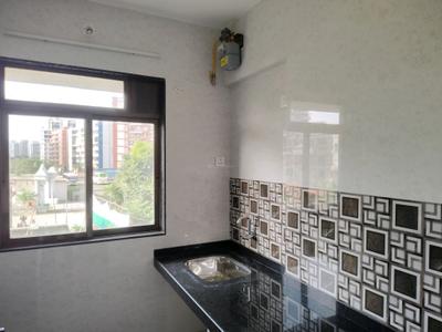 Kitchen Image of 500 Sq.ft 1 BHK Apartment / Flat for rent in Rutu Enclave, Kasarvadavali Thane for Rs. 16000