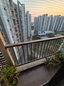 Balcony Image of 1705 Sq.ft 3 BHK Apartment / Flat for rent in Darshanam Central Park, Sayajiganj Vadodara for Rs. 33000