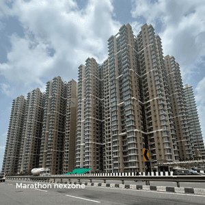 Image of 730 Sq.ft 1 BHK Apartment / Flat for rent in Marathon Nexzone, Panvel, Navi Mumbai for Rs. 16000