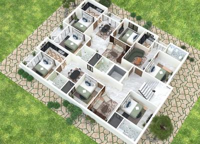 Image of 1087 Sq.ft 3 BHK Apartment / Flat for sale in Shivpur, Varanasi for Rs. 6956800