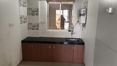 Kitchen Image of 650 Sq.ft 2 BHK Apartment / Flat for rent in Vijay P Square, Chikhali Pune for Rs. 21000