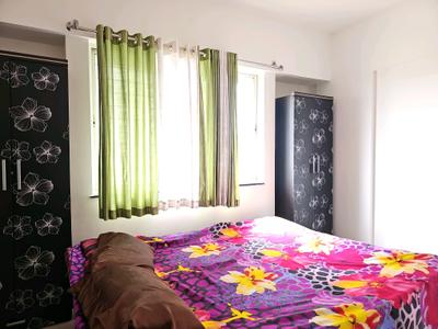 Bedroom Image of 845 Sq.ft 1.5 BHK Apartment / Flat for rent in Anshul Kanvas, Wagholi Pune for Rs. 22000