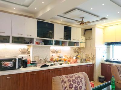 Kitchen Image of 1405 Sq.ft 3 BHK Apartment / Flat for sale in Rajwada Heights, Narendrapur Kolkata for Rs. 8000000
