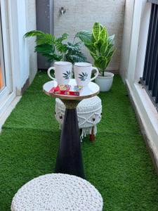 Balcony Image of 910 Sq.ft 1 BHK Builder Floor for rent in HUDA Plot Sector 42, Sector 42 Gurgaon for Rs. 42000