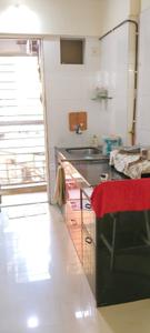 Kitchen Image of 450 Sq.ft 1 BHK Apartment / Flat for rent in Gagangiri Complex, Dahisar West Mumbai for Rs. 36000