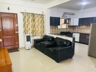 Hall Image of 1460 Sq.ft 3 BHK Apartment / Flat for rent in Radiant Reshan, Akshayanagar Bengaluru for Rs. 36000