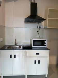 Kitchen Image of 540 Sq.ft 1 RK Apartment / Flat for rent in Sector 41 Gurgaon for Rs. 27000