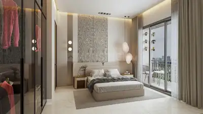 Bedroom Image of 889 Sq.ft 2 BHK Apartment / Flat for sale in 24 Life Prospeeria, Moshi Pune for Rs. 5800000