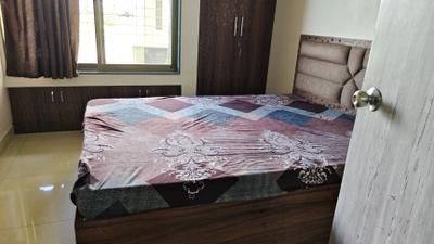 Bedroom Image of 620 Sq.ft 1 BHK Apartment / Flat for rent in Ulwe Navi Mumbai for Rs. 28000