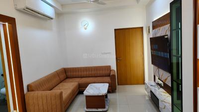 Hall Image of 666 Sq.ft 1 BHK Apartment / Flat for rent in Kalp Capitol Flora And Capitol Icon 2, Sargasan Gandhinagar for Rs. 20000