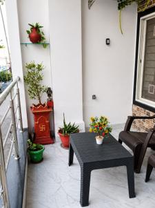 Balcony Image of 900 Sq.ft 2 BHK Independent House for rent in Scheme No 54 Indore for Rs. 15000
