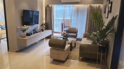Living Room Image of 1500 Sq.ft 3 BHK Apartment / Flat for sale in Dosti Greenscapes Phase 2, Hadapsar Pune for Rs. 15500000
