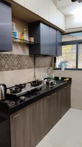 Kitchen Image of 575 Sq.ft 1 BHK Apartment / Flat for rent in CH Khanolkar Bhavan CHSL Paradise, Goregaon East Mumbai for Rs. 49000