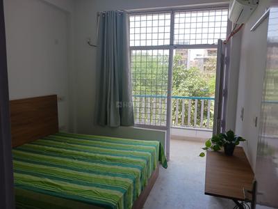 Bedroom Image of 900 Sq.ft 2 BHK Builder Floor for rent in HUDA Plot Sector 42, Sector 42 Gurgaon for Rs. 50000