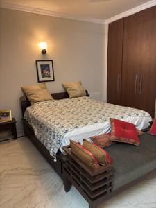 Bedroom Image of 2000 Sq.ft 3 BHK Builder Floor for rent in Vasant Vihar New Delhi for Rs. 175000