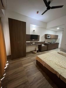 Bedroom Image of 440 Sq.ft 1 RK Studio for rent in Paramount Golfforeste Villas, Surajpur Greater Noida for Rs. 17001