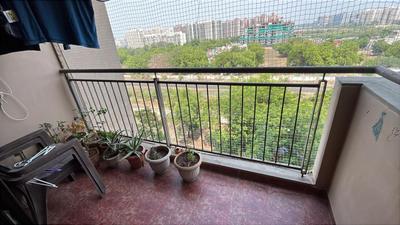 Balcony Image of 1280 Sq.ft 2 BHK Independent House for rent in Savvy Swaraaj Pragati PH 2 2A, Gota Ahmedabad for Rs. 26000