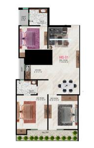 Image of 1890 Sq.ft 4 BHK Apartment / Flat for sale in Dridha Alpha, Sector 73, Noida for Rs. 8200000