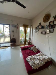 Hall Image of 650 Sq.ft 1 BHK Builder Floor for rent in Murugeshpalya Bengaluru for Rs. 27000