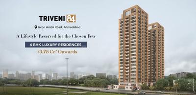 Image of 3000 Sq.ft 4 BHK Apartment / Flat for sale in Triveni 84, Sanidhya, Ahmedabad for Rs. 33615000