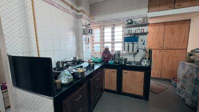Kitchen Image of 1480 Sq.ft 3 BHK Apartment / Flat for sale in Shyamal Ahmedabad for Rs. 9900000