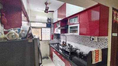 Kitchen Image of 800 Sq.ft 2 BHK Apartment / Flat for sale in CH Medha CHSL, Kandivali West Mumbai for Rs. 14500000