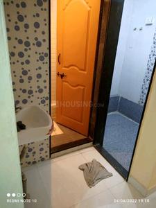 Bathroom Image of 370 Sq.ft 1 RK Apartment / Flat for rent in Thergaon Pune for Rs. 12000