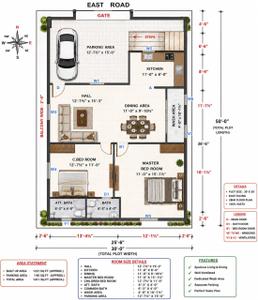 Image of 1503 Sq.ft 2 BHK Independent House for sale in Shamirpet, Hyderabad for Rs. 7990020