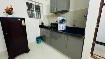 Kitchen Image of 600 Sq.ft 1 BHK Builder Floor for rent in Carmelaram Bengaluru for Rs. 25000
