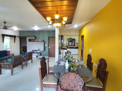 Hall Image of 1250 Sq.ft 3 BHK Apartment / Flat for rent in Skyi Songbirds , Bhugaon Pune for Rs. 40000