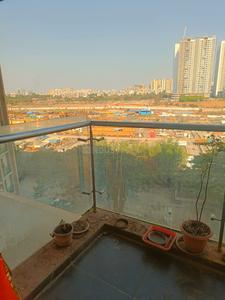 Balcony Image of 900 Sq.ft 2 BHK Apartment / Flat for rent in Akshar Elementa, Tathawade Pune for Rs. 32000