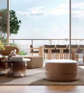 Balcony Image of 721 Sq.ft 1 BHK Apartment / Flat for sale in Majan Dubai for Rs. 29807870
