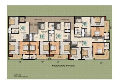 Image of 1010 Sq.ft 2 BHK Apartment / Flat for sale in Trinity Trio, Noida Extension, Greater Noida for Rs. 4000000