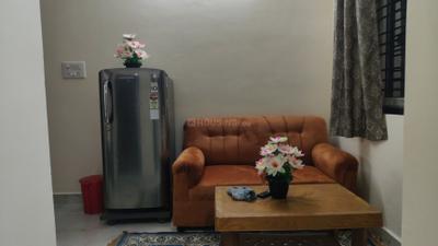 Living Room Image of 600 Sq.ft 1 BHK Apartment / Flat for rent in BTM Layout Bengaluru for Rs. 17500
