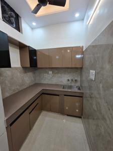 Kitchen Image of 500 Sq.ft 1 BHK Builder Floor for rent in Ramesh Nagar New Delhi for Rs. 19500