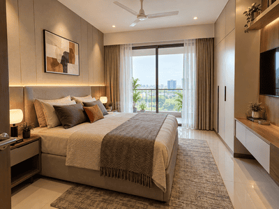 Image of 1345 Sq.ft 3 BHK Apartment / Flat for sale in Saritha Serene, Gunjur Palya, Bengaluru for Rs. 15100000