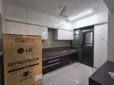 Kitchen Image of 2334 Sq.ft 3 BHK Apartment / Flat for rent in Shivalik Green View, Shantigram Ahmedabad for Rs. 80000
