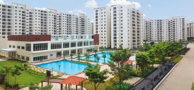 Image of 2300 Sq.ft 3 BHK Villa for rent in Adarsh Palm Meadows, Whitefield, Bengaluru for Rs. 150000