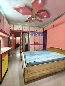 Bedroom Image of 1450 Sq.ft 3 BHK Apartment / Flat for rent in Neelsidhi Jai Balaji CHS, Nerul Navi Mumbai for Rs. 80000
