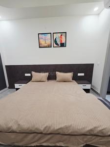 Bedroom Image of 850 Sq.ft 1 BHK Builder Floor for rent in Sector 15 Gurgaon for Rs. 35000
