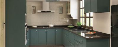 Kitchen Image of 600 Sq.ft 1 BHK Apartment / Flat for rent in Nirmal Bag Rishikesh for Rs. 20000