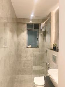 Common Bathroom Image of 1200 Sq.ft 3 BHK Apartment / Flat for sale in Runwal Garden City Cluster 11 Tower 1 2, Dombivli East Thane for Rs. 10000000