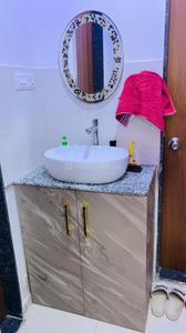 Bathroom Image of 450 Sq.ft 1 BHK Apartment / Flat for rent in APAK Ajinkya Towers, Charholi Budruk Pune for Rs. 16500