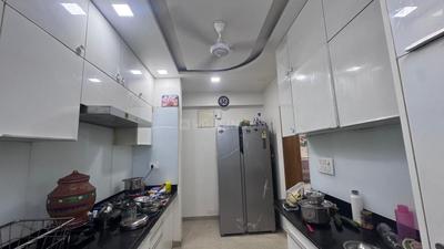 Kitchen Image of 1677 Sq.ft 3 BHK Apartment / Flat for sale in Goyal Orchid Whitefield, Makarba Ahmedabad for Rs. 16500000